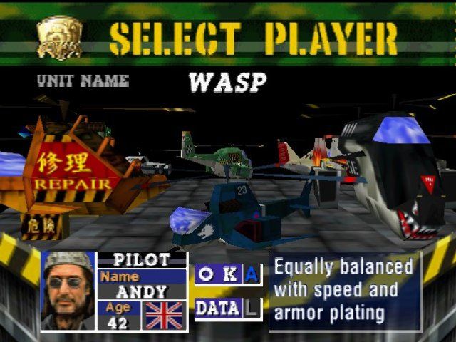 Chopper Attack screenshot 3 for Nintendo 64